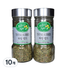 내츄럴스파이스 타임 럽드 향신료, 25g, 10개