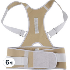 나음다름 바른자세 밴드 스킨 60~75kg, 6개