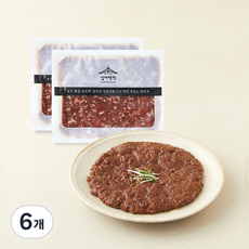 설야멱적 언양식 바싹 소불고기, 300g, 6개