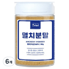 고미네 멸치분말, 80g, 6개
