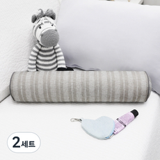 베드앤데코 에브리데이 경추 목베개 + 솜 세트, 댄디베이지, 2개