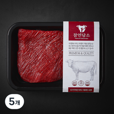 참연담소 국내산 소고기 미절단 양지 국거리용 (냉장), 300g, 5개