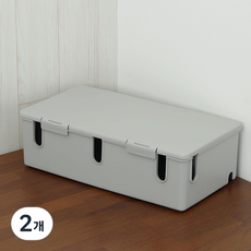 cablemanager 延長線收納盒, 薄荷灰, 2個