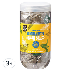 녹차원 레몬밤 허브차, 40개입, 3개, 1g