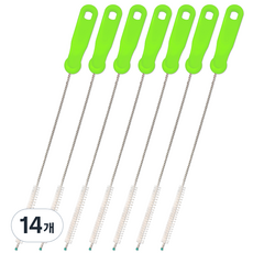 하이비 빨대세척솔, 14개, 그린