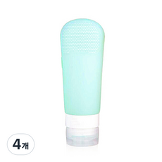 Molang 便攜式矽膠旅行分裝瓶 89ml, 綠色, 4個