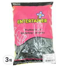 네오텍스 요술풍선 100p 160N, 파스텔초콜릿, 3개