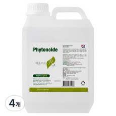 PhytoncideSu 扁柏水芬多精噴霧除臭劑補充包, 4個, 2L