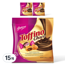 Goplana Toffino巧克力夾心太妃糖, 15袋, 80g