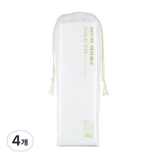 네이처리퍼블릭 뷰티툴 내추럴 5겹 코튼 화장솜, 80개입, 4개