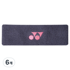 요넥스 헤어밴드 249BN003U, STONE CHARCOAL, 6개