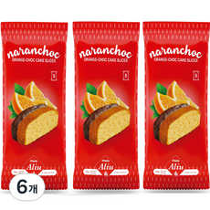 [쿠팡수입] 인파나사 오렌지촉케이크 슬라이스, 6개, 200g