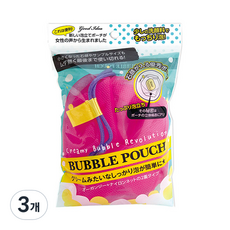 Ishihara洗臉用泡泡袋 AW-380, 混色, 3個