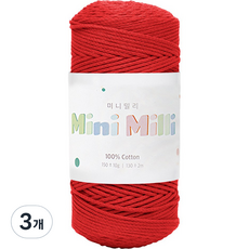 Yarna Yana迷你米立針織線, 730紅色