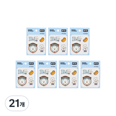 라인프렌즈 BT21 캐스팅 뱃지 스티커, 알제이, 21개
