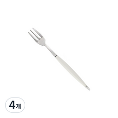 백산 국산 몽블랑 큐티 티포크, 화이트, 4개