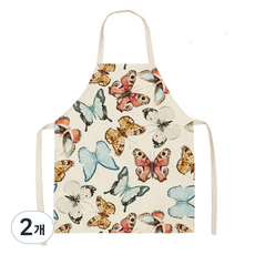 特別商店 咖啡廳 花店 美術 廚房圍裙 47 x 38 cm, 款式4, 2個
