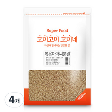 고미네 볶은 아마씨분말, 600g, 4개