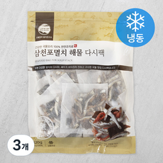 조혜정의멸치연구소 삼천포 해물멸치다시팩 (냉동), 16g, 20개입, 3개