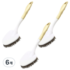 마켓피오 욕실 바닥 청소 삼각 다용도 브러쉬, 타입 2, 6개