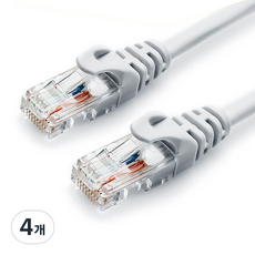 Anyport Plus CAT.5E 網路線, 灰色, 4個