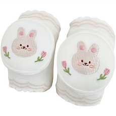 Junidoni 嬰兒可愛護膝, 粉色兔子, 1套