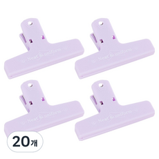 골드팡 레트로 비비드 집게 자석클립 ALL PURPLE, 20개, 1개입, 6.4 x 10.2 cm