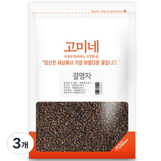 고미네 결명자, 3개, 500g, 1개입