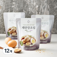 풍요한아침 계란장조림 가쓰오맛, 400g, 12개