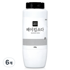 가성비가브랜드다 베이킹소다 톡톡이, 450g, 6개