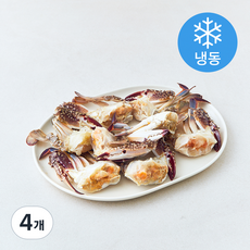 아라보감 국내산 손질 꽃게 (냉동), 4개, 500g