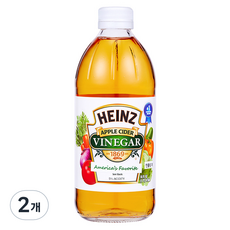 하인즈 애플사이다 식초, 473ml, 2개