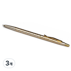 JAVAPEN 韓文字母原子筆 0.6mm, 白色, 3個