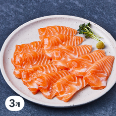 동원산업 노르웨이산 생연어회 (냉장), 120g, 3개