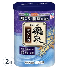 바스로망 약천 마사지 스프링 입욕제, 600g, 2개