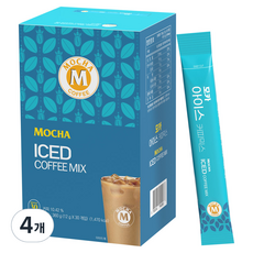 모카씨엔티 아이스 커피믹스, 4개, 30개입, 12g
