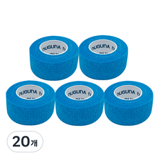 누구나 자가점착밴드 2.5cm x 4.5m 블루, 1개입, 20개