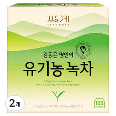 쌍계명차 유기농 녹차, 1.2g, 2개, 100개입