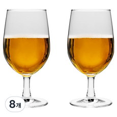 델리글라스 스템 맥주잔 400ml EJ5640, 8개