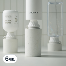 코멧 쉽게 끼우는 거꾸로 밀폐캡 3종 세트, 화이트, 6세트