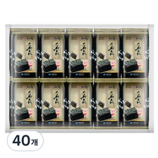 해저식품 광천해저 명품김, 4g, 40개