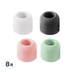 Block Mart珪藻土牙刷架 圓形, 隨機出貨, 8個