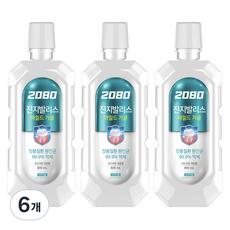 2080 진지발리스 마일드 가글, 800ml, 6개