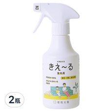 環境大善 純天然消臭劑 噴霧款 室內專用 日本製, 280ml, 2瓶
