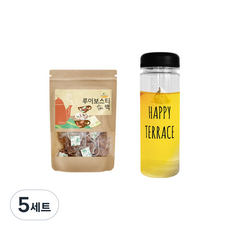 해피테라스 루이보스티 허브차 10p + 보틀, 5세트, 10개입