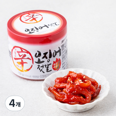 한성기업 젓갈의 신 오징어젓갈, 150g, 4개
