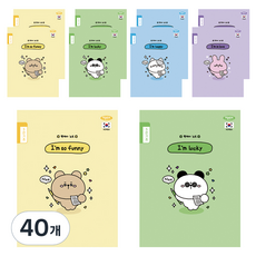 PENPIA 800 5格基礎國小筆記本, 40個, 隨機出貨