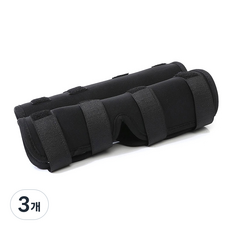 반려동물 관절 무릎보호대, 블랙, 3개