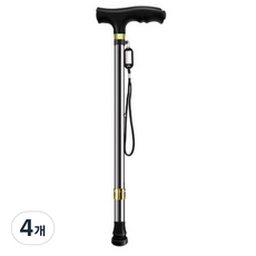 선빛 맥컬리 싱글 지팡이, 블랙, 4개