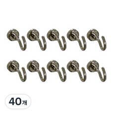 홈바내쓰 초강력 자석후크 대 16mm, 40개